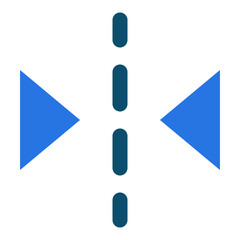 Mirror line icon