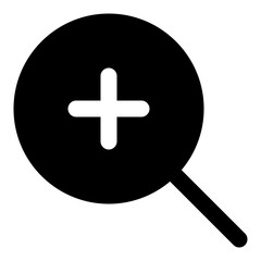 Fototapeta premium Zoom in line icon