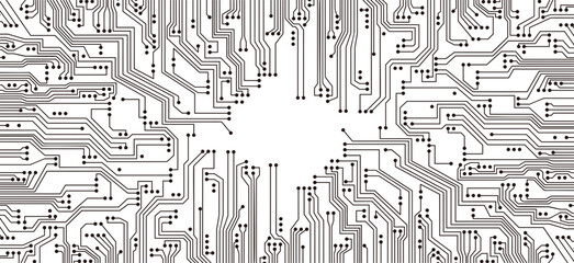 circuit board background,copy space,Artificial intelligence background