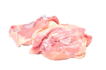 Chicken meat isolated on white