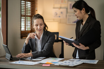 Group asia business people of business people in the company's meeting room. 