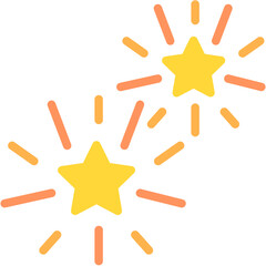 fireworks vector design icon .svg