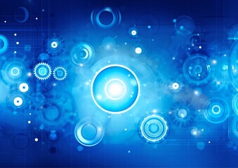 Obraz premium technology background