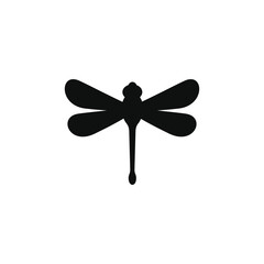 Dragonfly icon isolated on white background