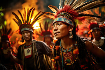 Support indigenous rights preserve cultural heritage. - obrazy, fototapety, plakaty