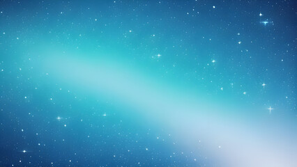 Digital light blue particles, with sparkling and shining dots stars on the background, with blured and noise, abstract beautiful wallpaper, generative ai