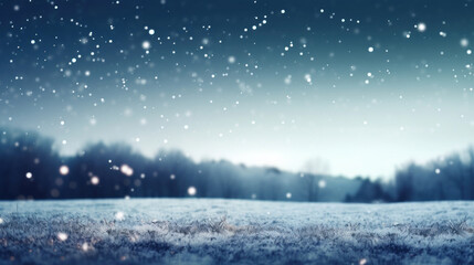 Christmas abstract background with snowflakes