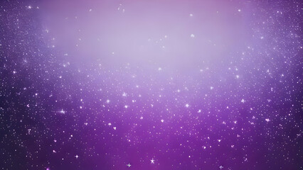 Digital light purple particles, with sparkling and shining dots stars on the background, with blured and noise, abstract beautiful wallpaper, generative ai