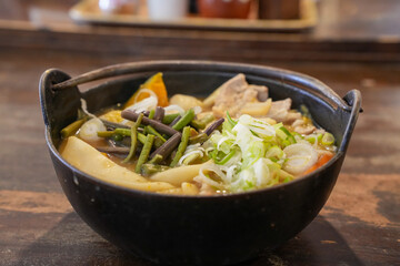 土鍋に入ったほうとう