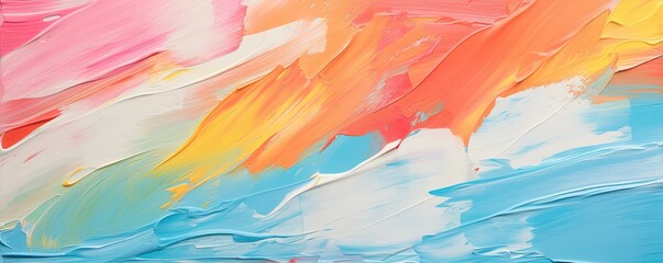 brushstorke paints colorful background illustration