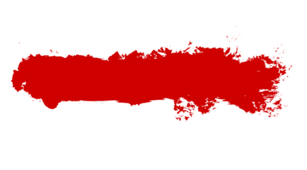 Red dried paint splattered dirty style. Royalty high-quality free stock image of Isolated ink stencils for graphic design, text fields. Artistic brush strokes, splatter stains, paintbrush, overlay