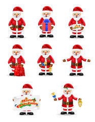 сhristmas santa claus vector illustration