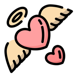 heart wings