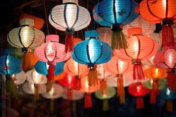 paper lanterns used for birthdays in chinese tradition