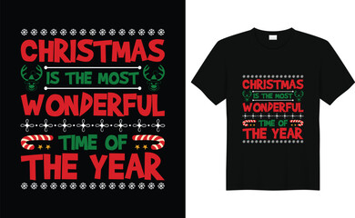 Christmas Is The Most Wonderful Time Of The Year,Christmas Family Matching Tee,Nurse Christmas Shirt,Christmas Lover T-Shirt