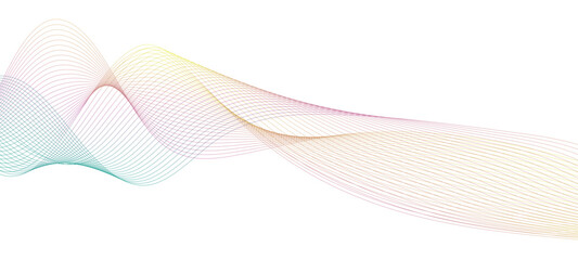 gradient wave line color