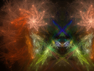 Imaginatory fractal abstract background Image