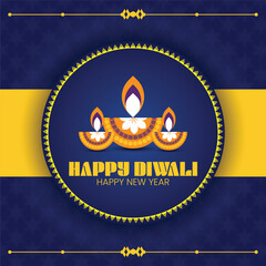 social media post diwali design