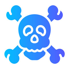 skeleton Gradient icon