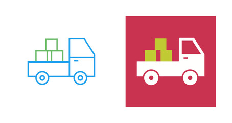 Pickup Truck Vector Icon