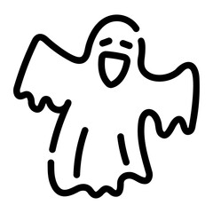 ghost Line Icon