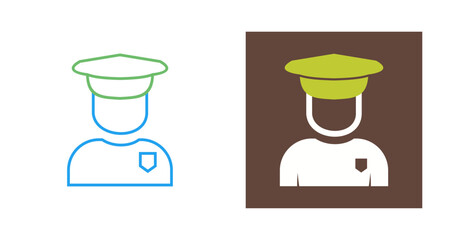 Security Guard Vector Icon