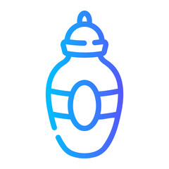 ashes Line Gradient Icon