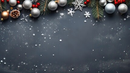 Festive elegance, holly jolly, traditional holiday feel, red and green accents, winter wonderland, joyful celebration. Generated by AI.