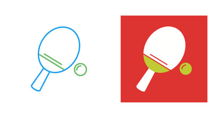 Table Tennis Vector Icon