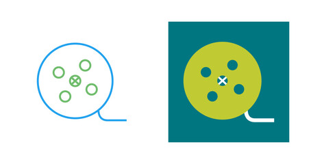 Film Reel Vector Icon