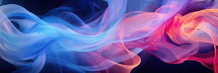 Fototapeta premium Interstellar art, explosion of hues, fluid motion, cosmic-inspired burst, captivating abstract vision, vibrant visual interplay. Generated by AI.