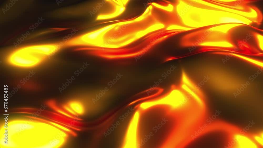 Poster abstract golden wave. computer generated 3d render