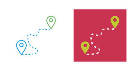 Distance Vector Icon