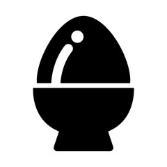 Boiled egg icon