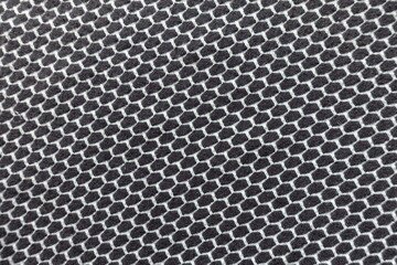 Backdrop - black and white jersey fabric with honeycomb pattern
