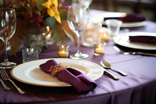 an elegant table setup with renewing vows invitation