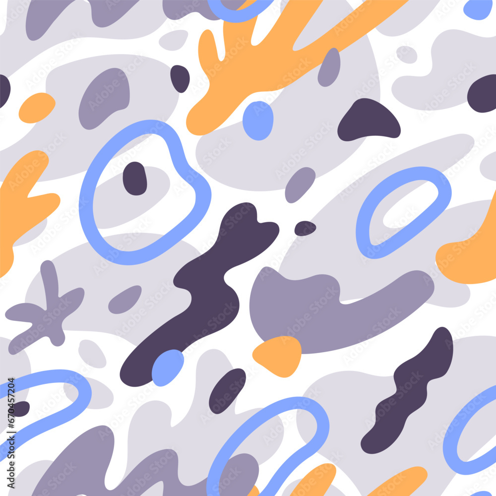 Poster abstract geometric pattern. modern natural geometry shapes, seamless background, repeating print. wa