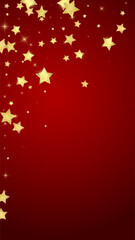 Magic stars vector overlay.  Gold stars scattered