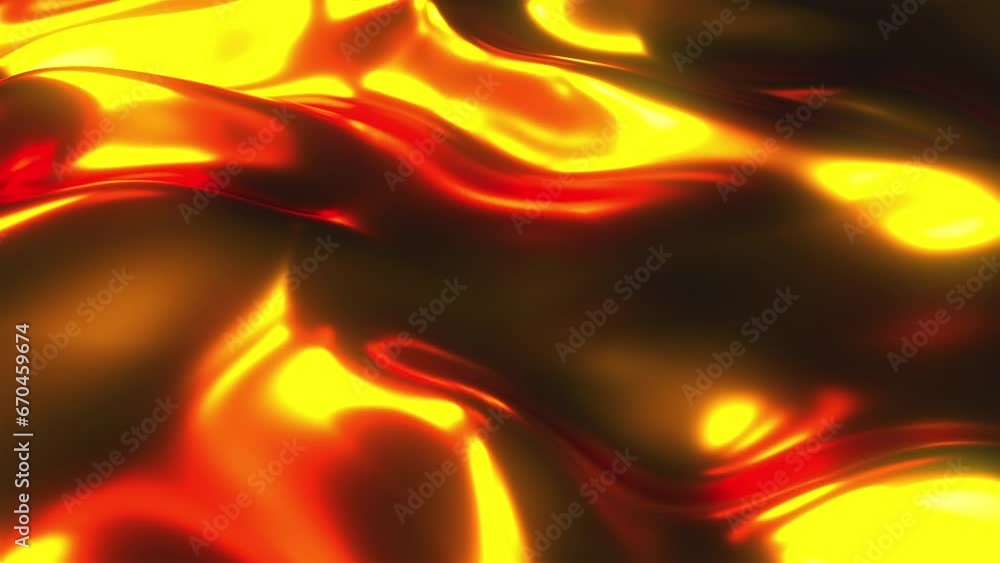 Poster abstract golden wave. computer generated 3d render