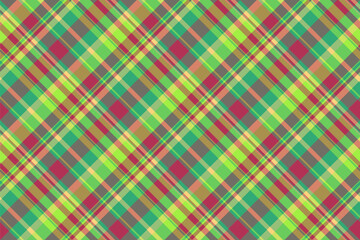 Textile vector pattern of seamless tartan plaid with a fabric texture background check.