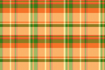 Background texture check of vector pattern textile with a seamless plaid tartan fabric.