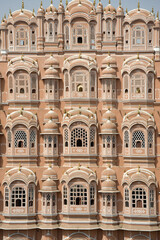 Fototapeta na wymiar Jaipur, Hawa Mahal, The Palace of Winds, Rajasthan India