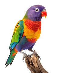 Obraz premium a colorful bird on transparent background