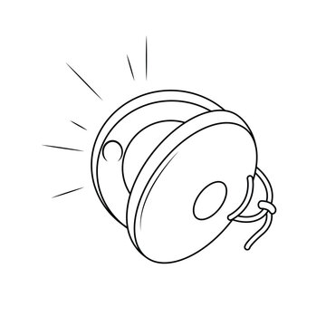 black and white castanets musical instrument clip art preview