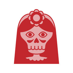 Woman Dual Tone Style in Design Icon