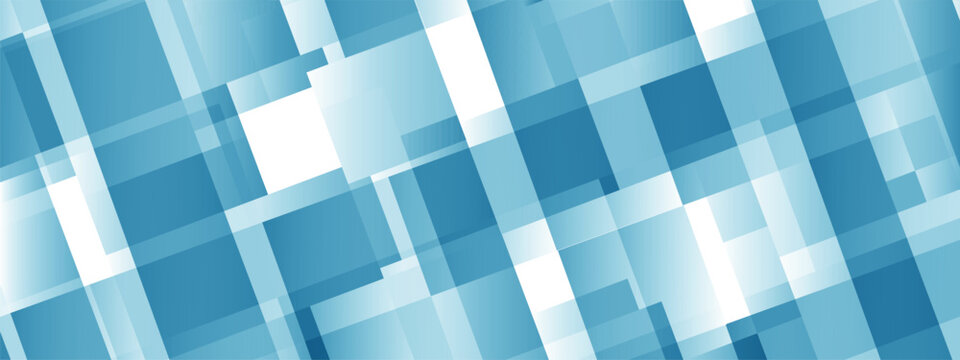 Abstract pattern of squares in blue shades for texture, textiles and simple backgrounds
