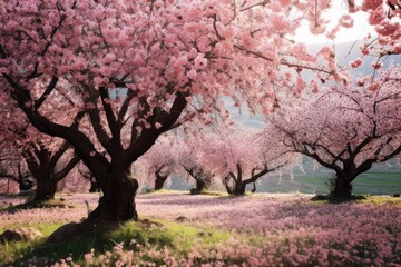 Blossoming Cherry Orchard.