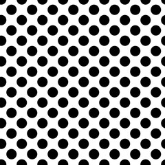 Background with monochrome dotted texture. Polka dot pattern.