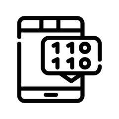 Binary Messages Icon