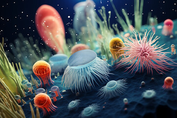 underwater organism, organism, microbiom, underwater organism